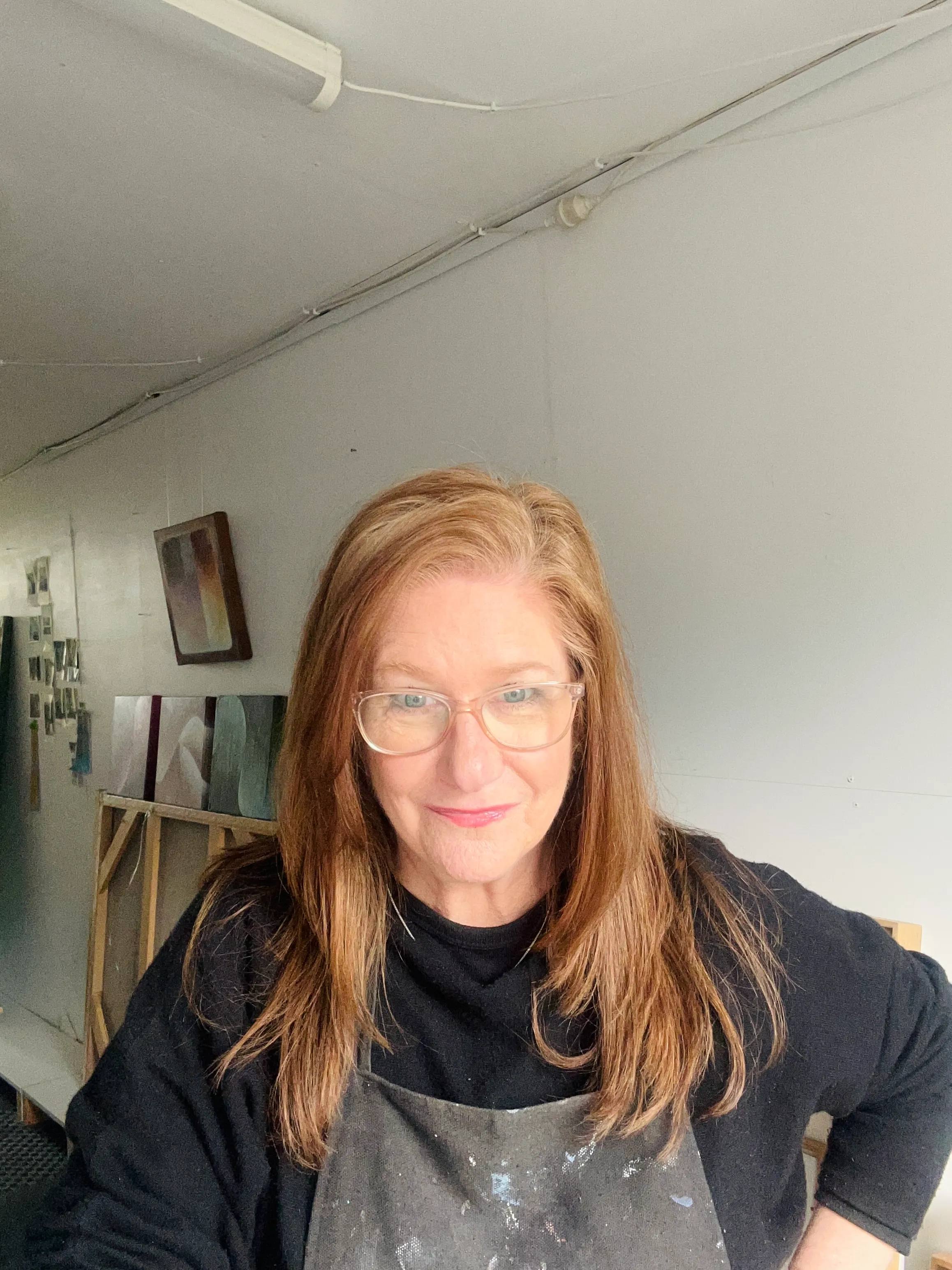 Portrait of Michele Luminato in her Melbourne studio